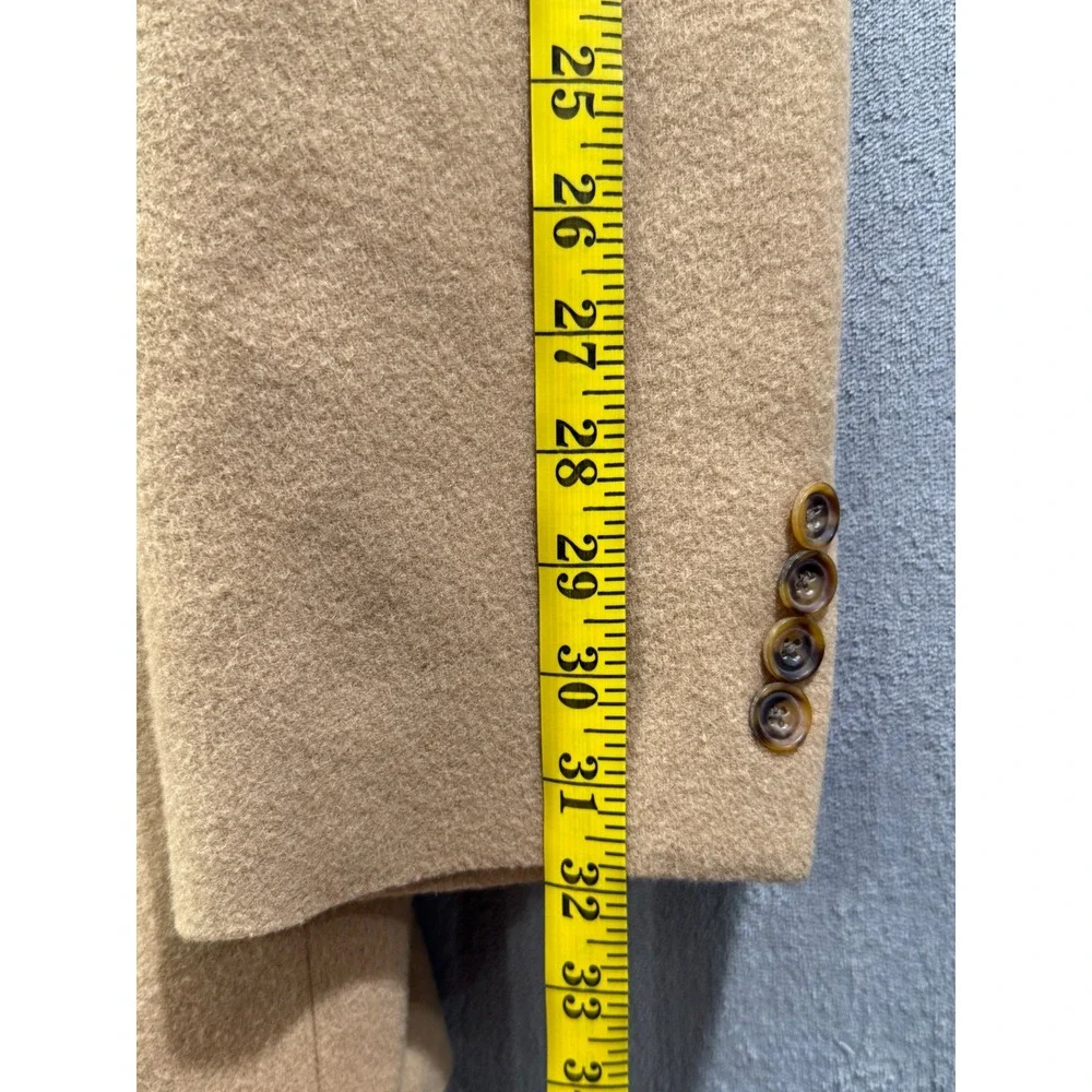 Ralph Lauren 100% Camel Hair Blazer Tan Sport Coat Mens 41R Lora Piana VTG